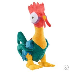 Disney Moana Clucking Hei Hei Plush: Character Toy from Moana, Polyester Fabric